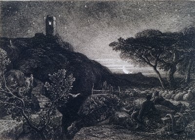 The Lonely Tower by Samuel Palmer